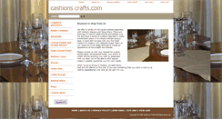 Desktop Screenshot of cashionscrafts.com